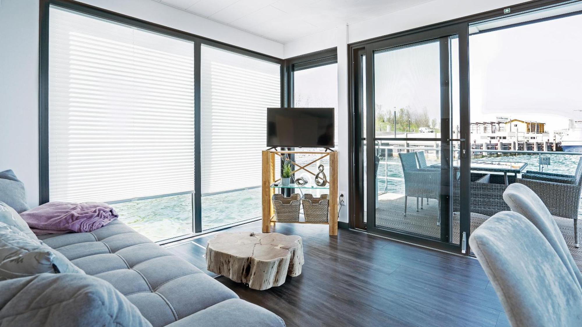 Geiseltalsee Hausboot - Floating House - Hausboot Junior Braunsbedra Exterior foto